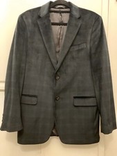 Ralph Lauren Slim Plaid Velvet Sportscoat