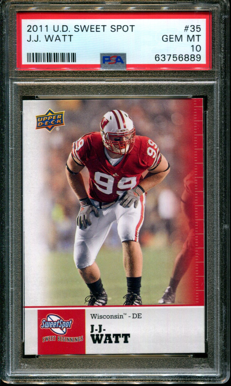 JJ Watt Upper Deck Sweet Spot #35 Base