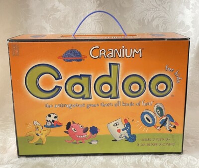 Cranium Cadoo Board Game 2002 Kids Educational Game needs clay & hour glass