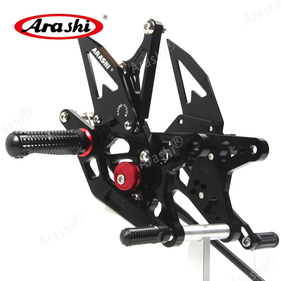 Adjustable Footrest Foot Pegs For Kawasaki Ninja ZX-6R ZX636 2015 2016 2017 ZX6R Foto 2 de 4