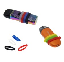 3 x Oval Large Vape Band Key Ring Silicone Lanyard Necklace Bands for Vape Pods