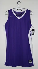 NWT Nike Women's Court Purple Team Fastbreak Basketball Slvls Jersey sz XXL