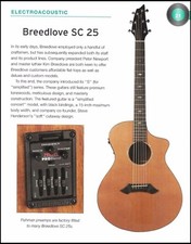 Breedlove SC 25 Acoustic + Burns Marvin Shadows Custom Electric guitar article