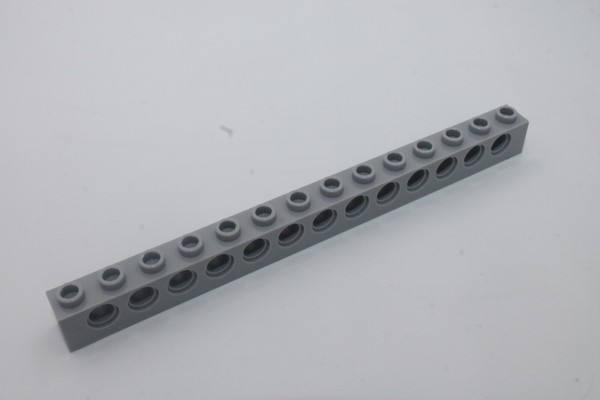 Lego Technic 2X Lochstein 1X14 Brick Holes 32018 Hellgrau Light Bluish Gray-image