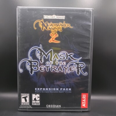 Neverwinter Nights 2: Mask of The Betrayer Expansion (PC, 2007) CIB W/Manual