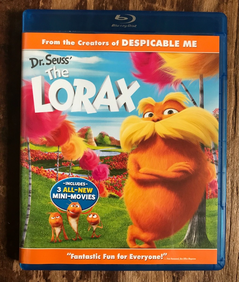 The Lorax Blu-Ray VG+ Danny DeVito, Taylor Swift from makers of