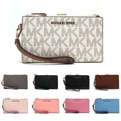 michael kors zip wallet