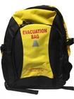 EVACUATION BAG EMPTY EMERGENCY BACKPACK YELLOW HI VIS AMADA FIRST AID