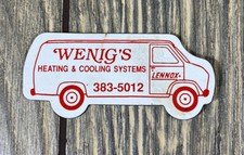 Wenigs Heating and Cooling System Refrigerator Magnet 3"