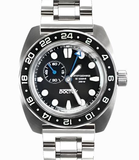 Vostok Amphibia 17036B GMT Watch Batman Automatic USA Seller | eBay