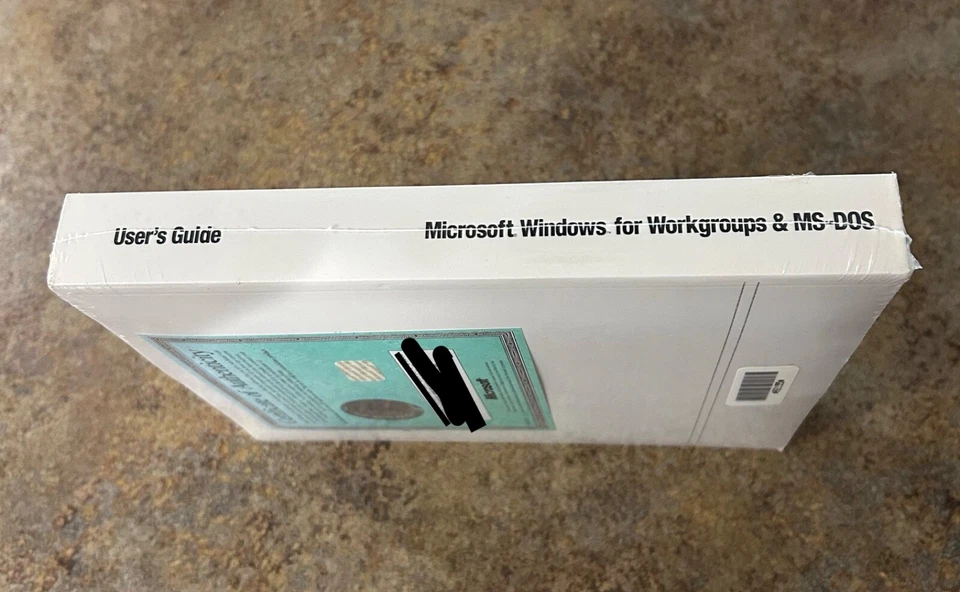 Microsoft MS-DOS & Windows for Workgroups Manual (NEW, factory-sealed) - Image 3 of 4