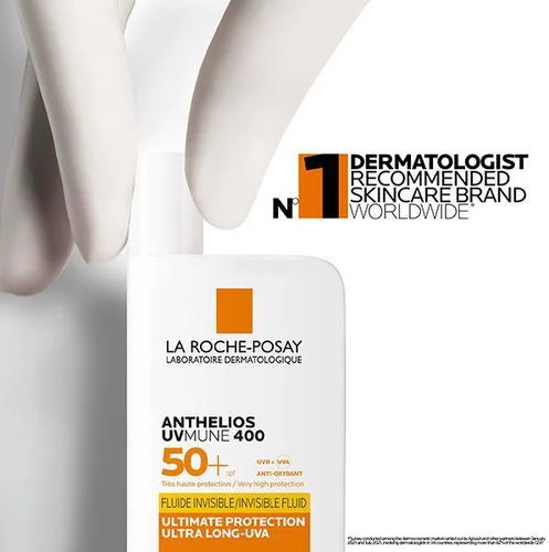 La Roche-Posay ANTHELIOS Fluid Ultra Light SPF50+ 1.7 fl oz 50ml UVMUNE400 - Picture 3 of 3