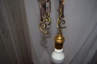 Antique Brass Chandelier  Gravity Fixture — photo 4