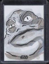 Topps Star Wars Artist Sketch Card J Hammond Auto Autograph