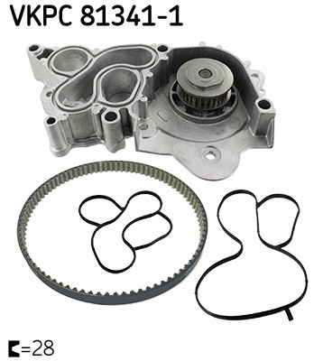 Wasserpumpe, MotorkÜHlung FÜR Seat Leon (5F1) - SKF Vkpc 81341-1-image