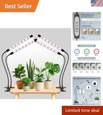 Full Spectrum 2026 Grow Lights for Indoor Plants, Dual Head Clip Plant Lights...