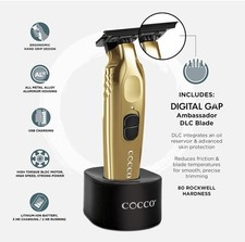 Cocco Veloce Pro Cordless Trimmer Digital Gap Ambassador DLC Blade Edger Gold