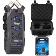 Zoom H6essential Handheld Recorder with MicroSDXC Card and Waterproof Case