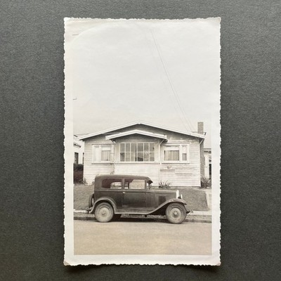 1929 Chrysler Auto In Front Of East Bay CA Home Photo   Berkeley   Albany