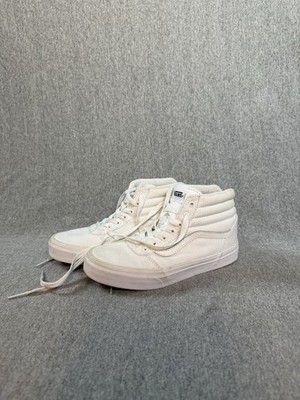 VANS Off The Wall Kids High-Top Sneakers Unisex White 3 Youth
