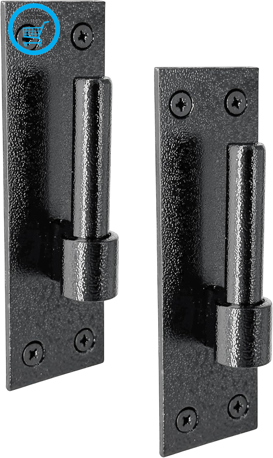 ® 2 Pack Heavy Duty Gate Hinges with 16Mm Pin and 16Mm Eye Bolts, to Suit Wrough