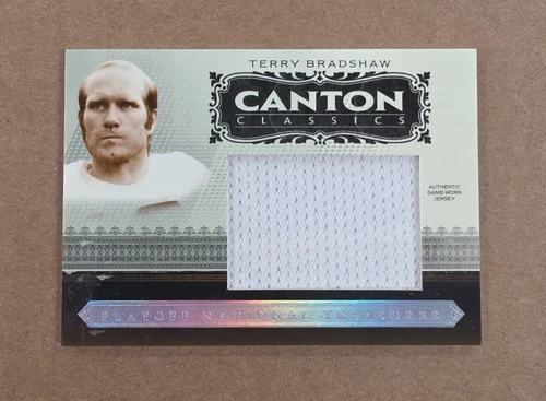2006 Donruss Playoff Football Terry Bradshaw Canton Classics Jersey Relic 04/12
