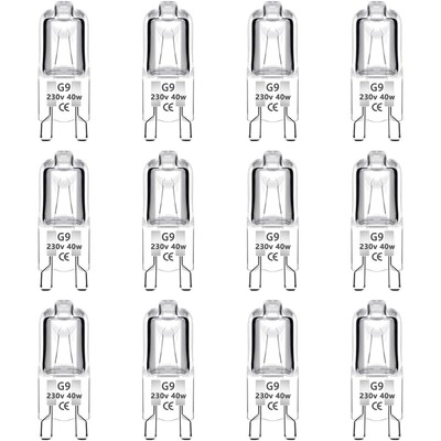 Einfache installation G9 Halogenlampe 40W Dimmbar 2700K für vielfältigen Einsatz