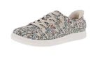 SKECHERS WOMEN'S SLIP-INS BOBS D'VINE-FLOWER KITTY 114858/NTMT CANVAS UPPER SHOE