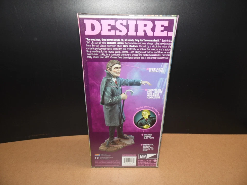 MPC 2011 BARNABAS THE VAMPIRE DARK SHADOWS MODEL KIT #MPC757/12 - Image 3 of 4