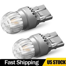 2/4X 7443 7440 Amber LED Turn Signal Light Bulbs Non-polarity Canbus Ready