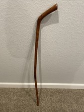 42  Inch Hand Carved Wooden Curved Wizard Style Walking Stick Cane