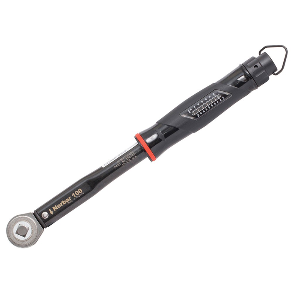 Norbar 130103 Nortorque100 Adjustable Dual Scale Ratchet Torque Wrench 1/2In Drive 20-100Nm - Image 4