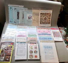 Huge Lot of 40 Vintage Quilting  Appliqu  Templates Instructions Patterns