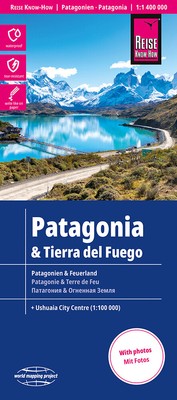 Reise Know-How Landkarte Patagonien, Feuerland / Patagonia, Tierra del Fuego (1: