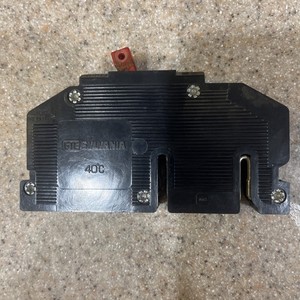 20 Amp GTE Sylvania Dual 2 Pole Twin R38-type Breaker