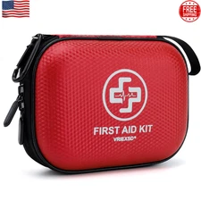 Mini First Aid Kit - 150 Piece Small Waterproof Medical Kit for Emergencies
