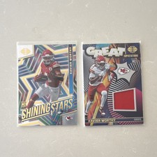 Panini Illusions Rookie Card Lot 2 Xavier Worthy Chiefs Shining Stars Patch
