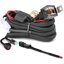 DT Wiring Harness 1 Lead, Nirider 12V Rocker Switch Relay Fuse Deutsch DT Con...