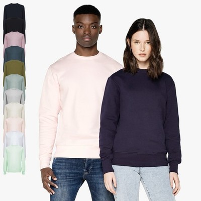 EARTH POSITIVE - Unisex Organic Sweatshirt Damen Herren Sweat Pullover Langarm