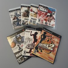 Sony PlayStation 2 & 3 Video Game Lot Madden NFL NBA 2K11 DDR SuperNOVA 7 Games