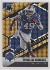 2021 Panini Mosaic Choice Black Gold Mosaic Prizm 5/8 Tremaine Edmunds #32 0c3