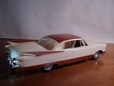 Jo-han Reissue 1959 Dodge Custom Royal Promo Model Car Plastic Whitecopper Nice Jo-han Reissue 1959 Dodge Custom Royal Promo Model Car Plastic Whitecopper Nice