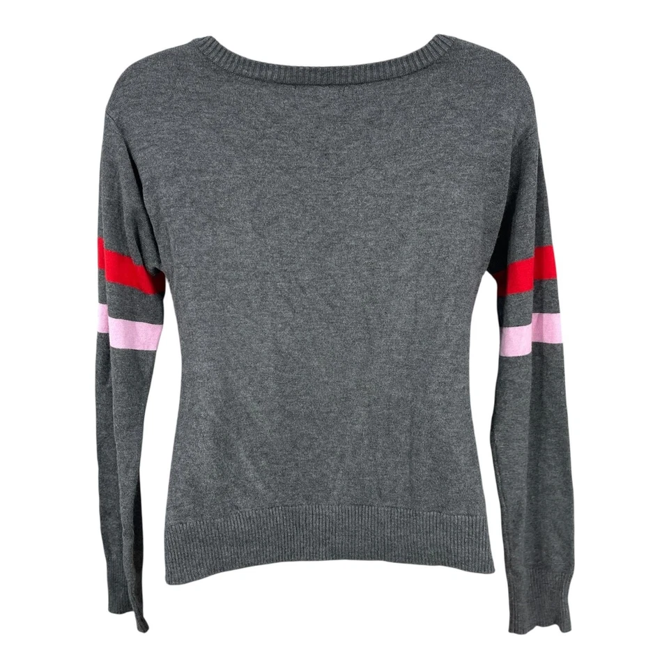 Suéter Blush & Bloom Preppy Mujer Deportivo a Rayas Pullover Normcore Top Talla S Foto 2 de 4
