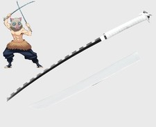 40 inch Demon Slayer Inosuke Hashibira Samurai Sword Katana Cosplay Weapon