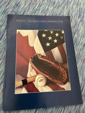 Official 1986 World Series Program.5 autographs inside.Including Red Auerbach.