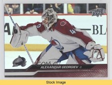 2023-24 Upper Deck Series 2 Silver Foil Alexandar Georgiev #297 READ 5ya