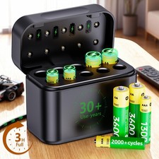 30 Years Long Life Rechargeable Batteries: 5 AA & 5 AAA Lithium Battery with ... 1.70 per gallon