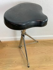 PREMIER Model 245 Drum THRONE Stool Tripod Portable Seat UK 50s 60s Vtg Complete
