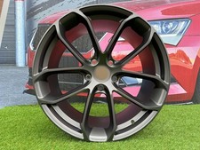 4X R21" 5x130 Porsche Gambit Style Gun Metal Half Matt Wheels: Fits For Cayenne