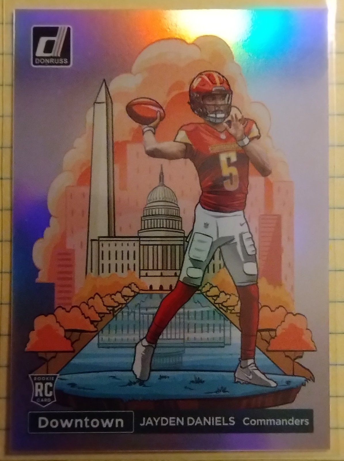 Rookie Alert! 🚨 Jayden Daniels 2024 Donruss Downtown #16 RC - Now In Our Elite Auction - Foto 6